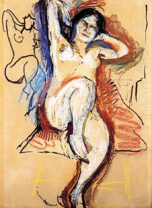 Henri Matisse sitting in the Nude china oil painting image
